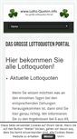 Mobile Screenshot of lotto-quoten.info